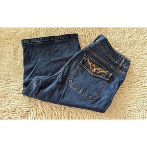 Style&Co. blue jean capris  SZ 14